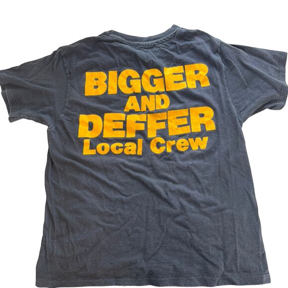 Vintage 1987 Def Jam Tour Shirt Local Crew Bigger and Deffer  - Hip Hop history - Picture 3 of 16
